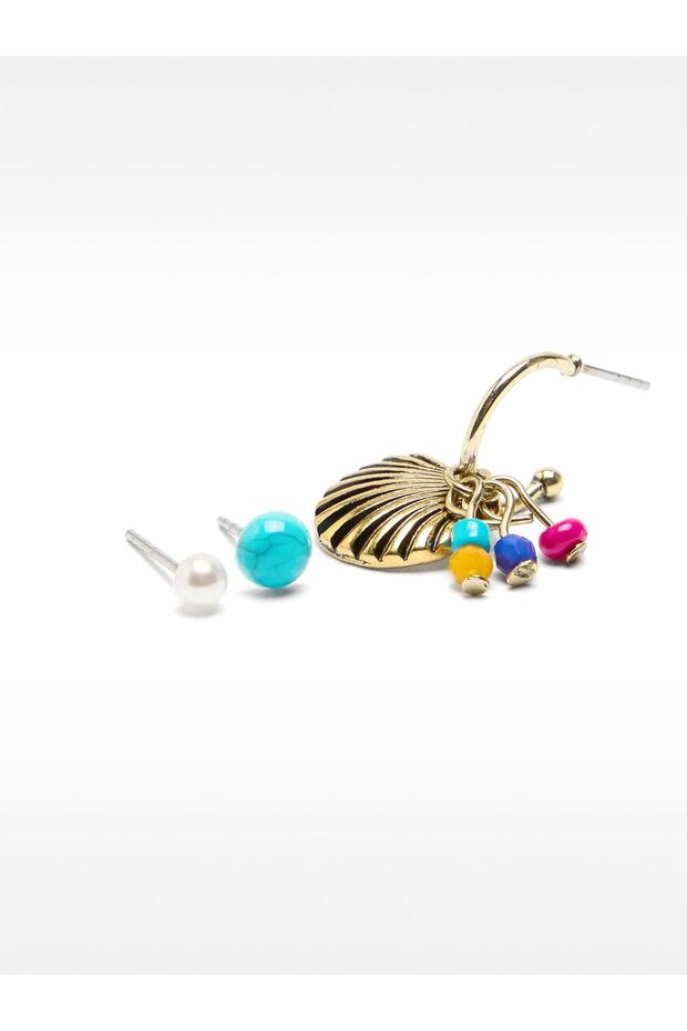 Taşlı Küpe Seti - 2