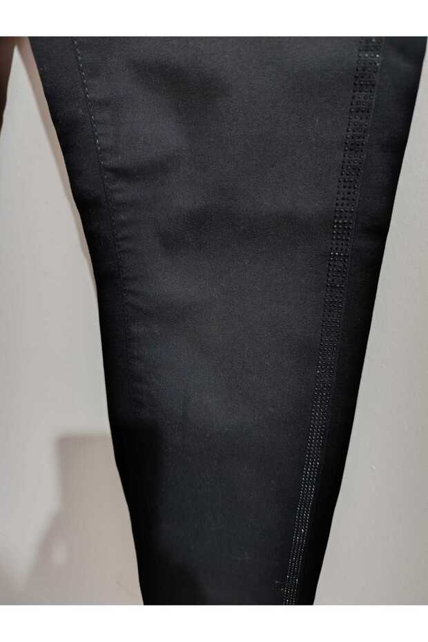1. Quality Lycra, Sparkly, Seasonal, Mid-High Waist, Straight Leg Trousers
