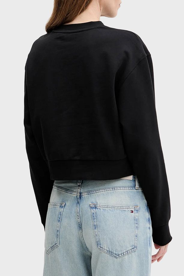 Pamuklu Relaxed Fit Bisiklet Yaka Crop Sweat LV047C911GUB1 SWEAT LV047C911G UB1 - 3