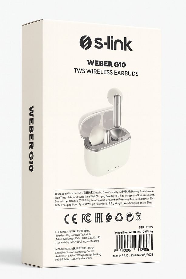 S-Link Weber G10 TWS Bluetooth 5.1 Kablosuz Kulaklık - 2