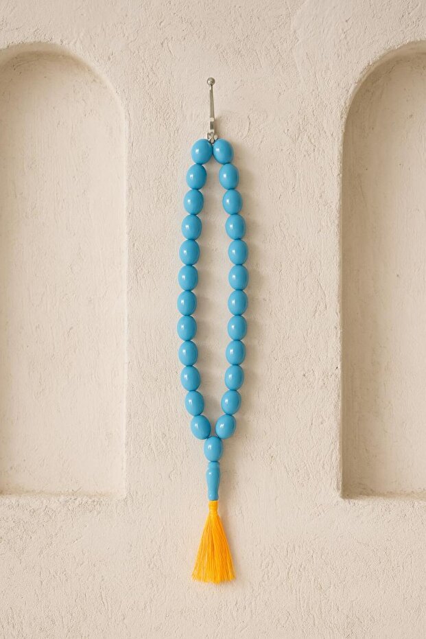 جدارية سبحة خرز كبيرة للزينة - 1