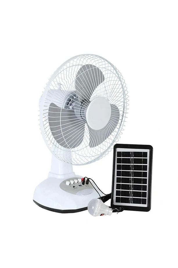 3 Kademeli Fan Vantilatör Ampul - Ledli - Solarlı Powerbank - 3