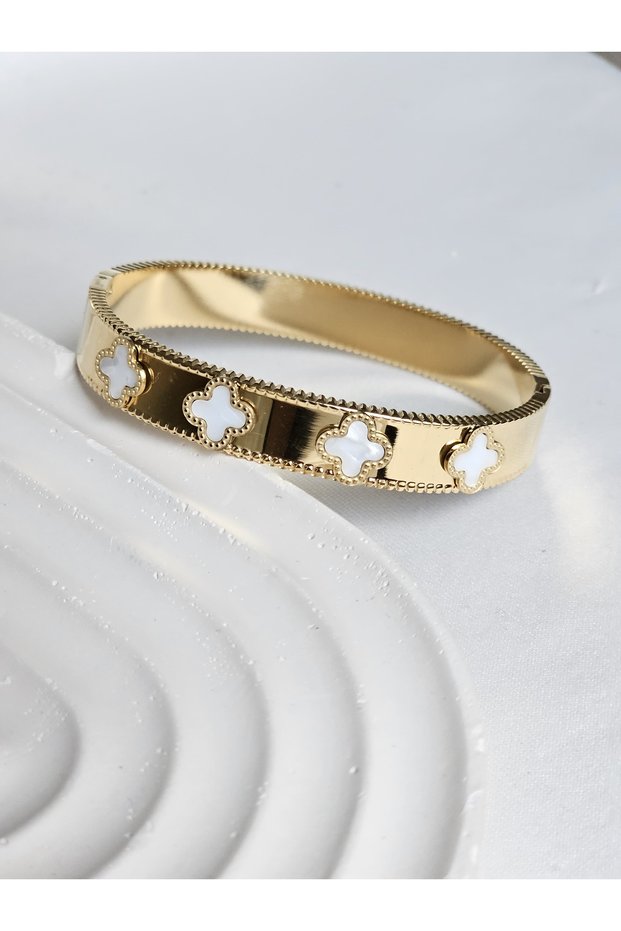 Gold Color Steel Clamp Minelli Vintage Bracelet for Your Lover and Girlfriend Gift with Package Shipping