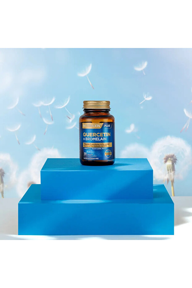 Quercetin + Bromelain 30 Tablet (Kuersetin-Çörek Otu-Vitamin C-Isırgan Otu) 2 ADET - 2