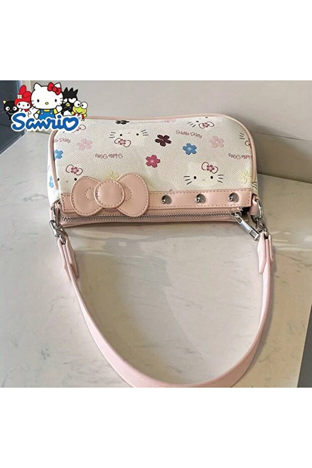 Y2k Hello Kitty Pembe Kol Çanta - 4