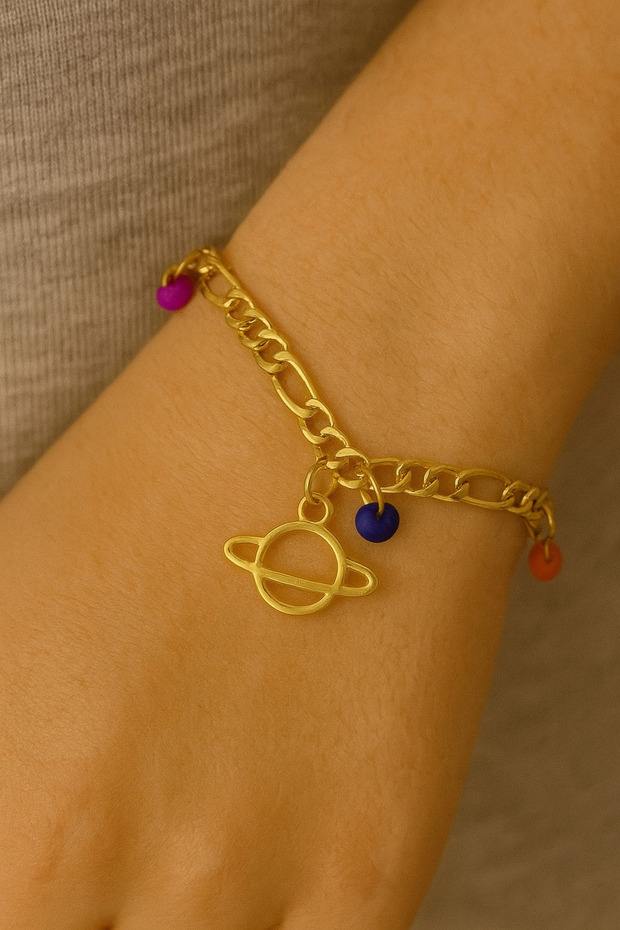 Saturn Beaded Bracelet
