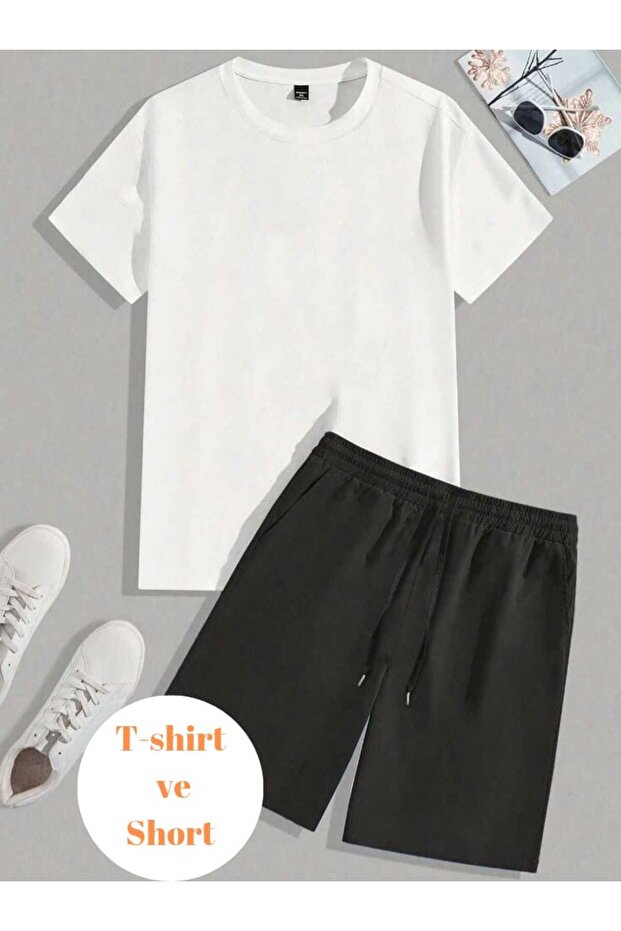 Men's Summer 2-Piece Shorts Set