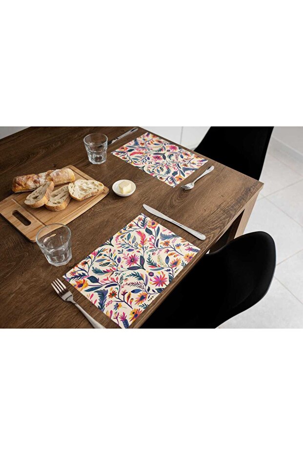 طاولة ملونة منقوشة مختلطة - 2