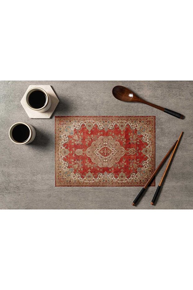 Nostalgic Patterned Rectangular Supla - 2