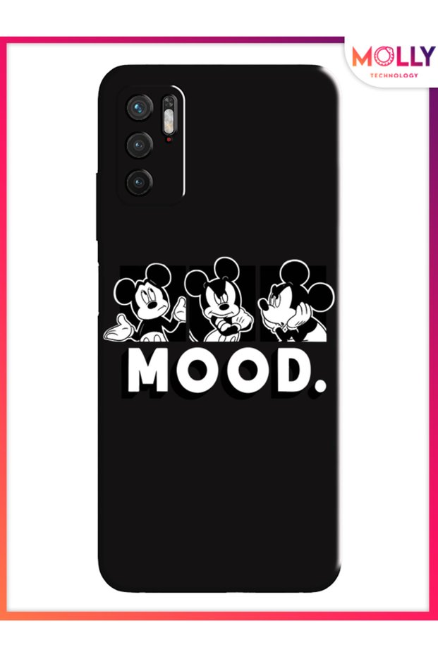 حافظة سيليكون بنمط منتصف الليل باللون الأسود لهاتف Xiaomi Redmi Note 10 5G