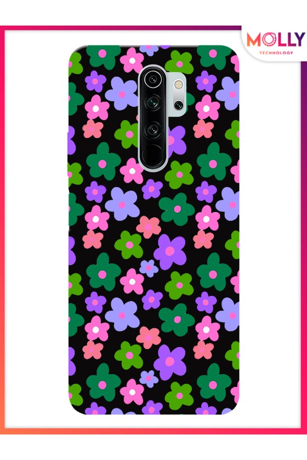 Black Spring Explosion Pattern Silicone Case for Xiaomi Note 8 Pro