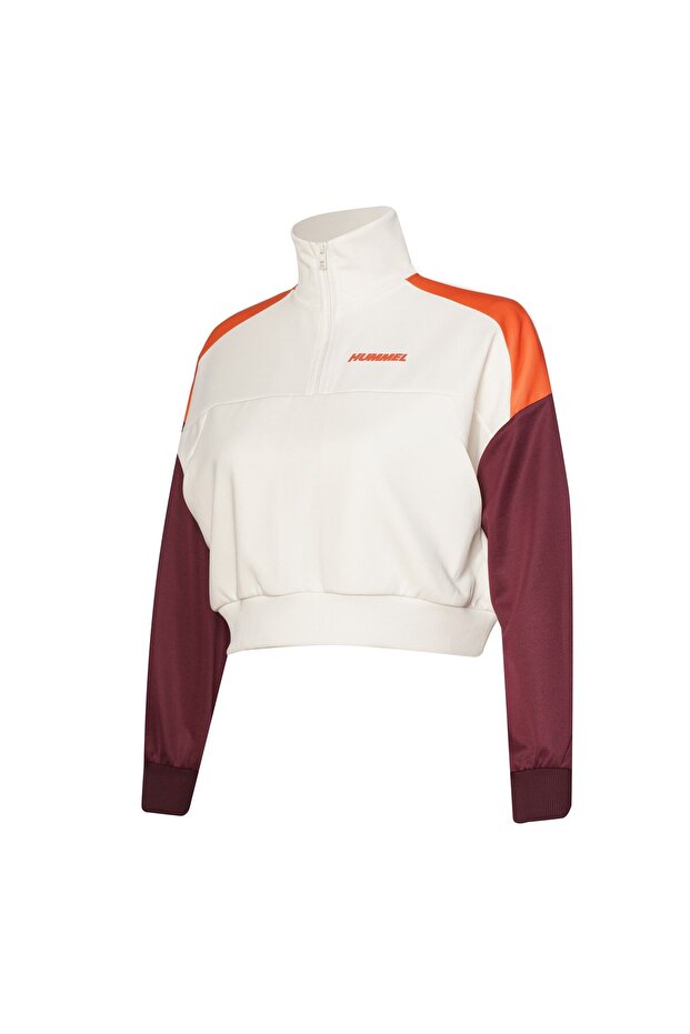 Kadın Fermuarlı Sweatshırt - 1