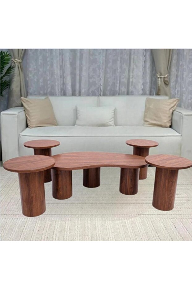 Service table set with a streamlined design and harmonious colors - 1