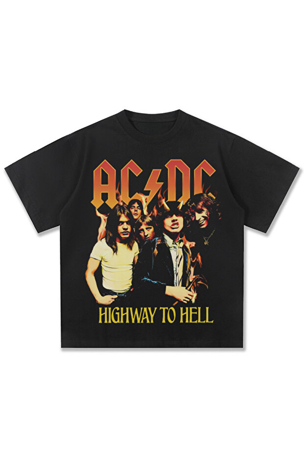 ACDC Bant Baskı Moda - 1