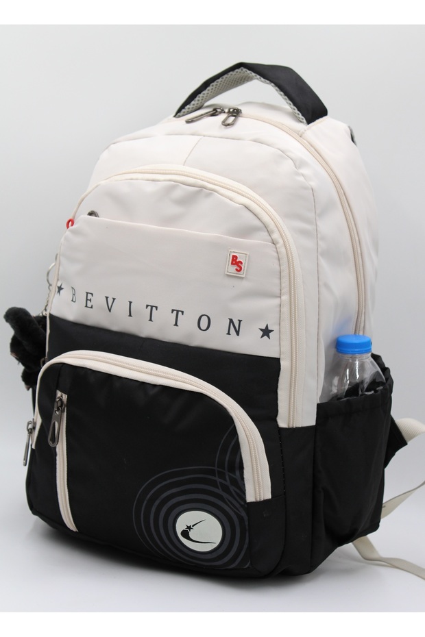 حقيبة ظهر مدرسية مقاومة للماء من الساتان 34400 صغيرة - 3