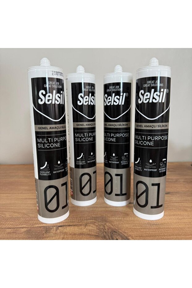 Şeffaf Silikon 4 Adet - 3