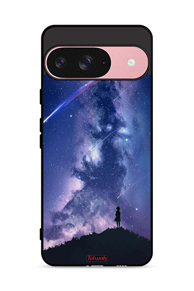 غطاء حماية لجهاز Google Pixel 9 بتصميم نجوم متحركة