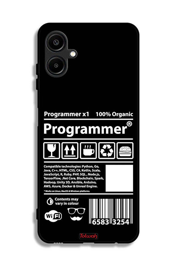 غطاء حماية وملصق برمجة لهاتف Samsung Galaxy F06 5G
