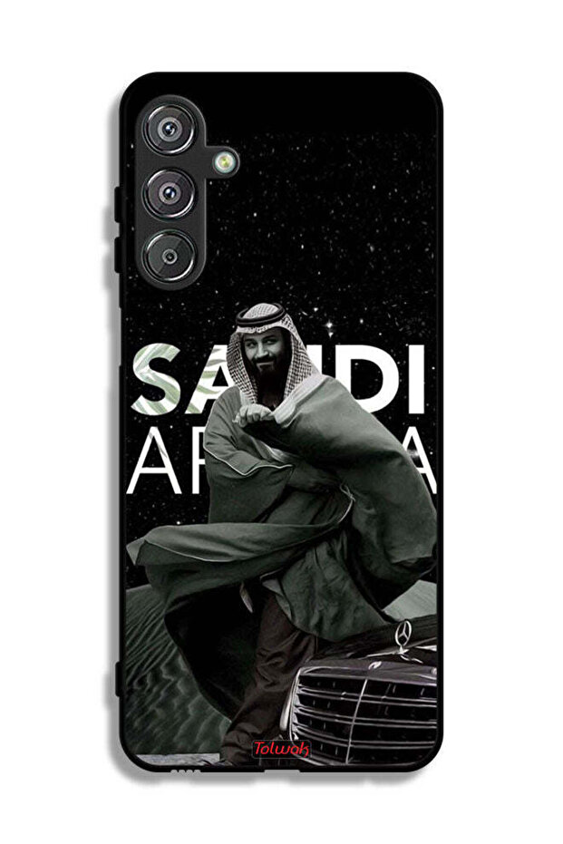 غطاء حماية لهاتف سامسونج جالاكسي M16 5G ولي العهد الأمير محمد بن سلمان