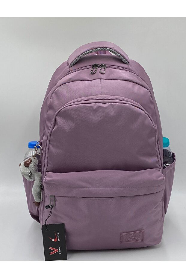 حقيبة ظهر مدرسية من قماش الساتان المسطح مقاومة للماء صغيرة 34100 - 3