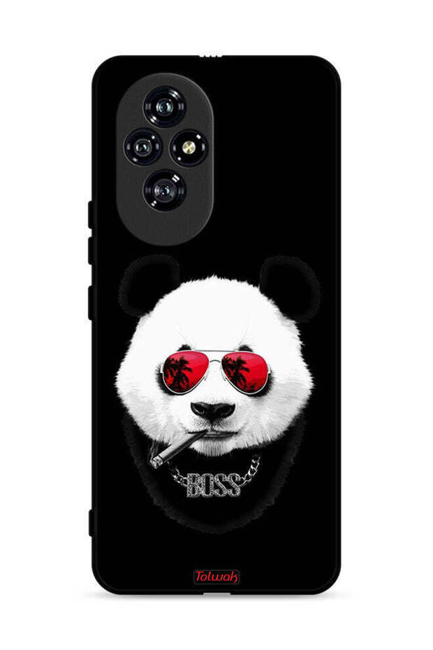 غطاء حماية لهاتف Honor 200 5G بتصميم Boss Panda