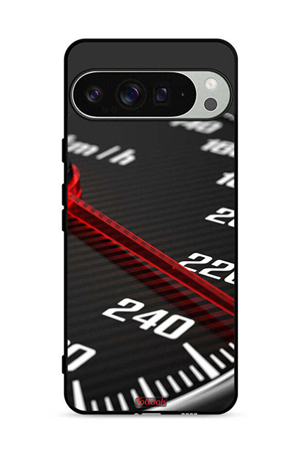 غطاء حماية لجهاز Google Pixel 9 Pro مع عداد السرعة