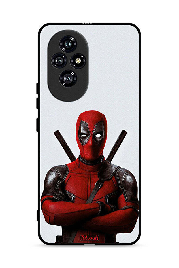 غطاء حماية لهاتف Honor 200 5G بتصميم Deadpool