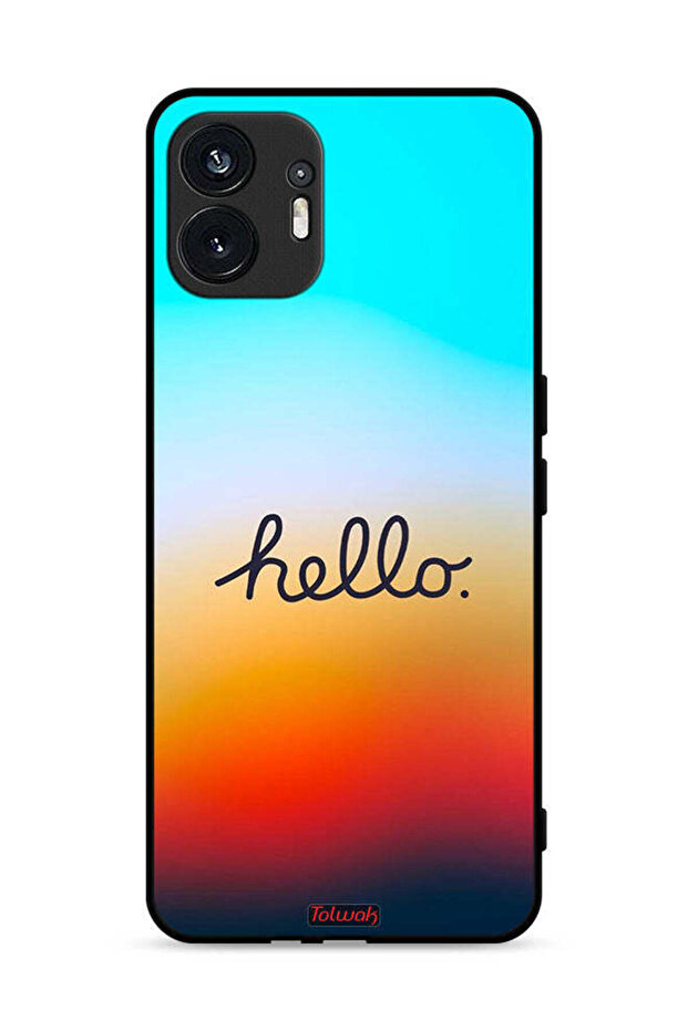 Nothing Phone (2) 5G Protective Case Cover Hello