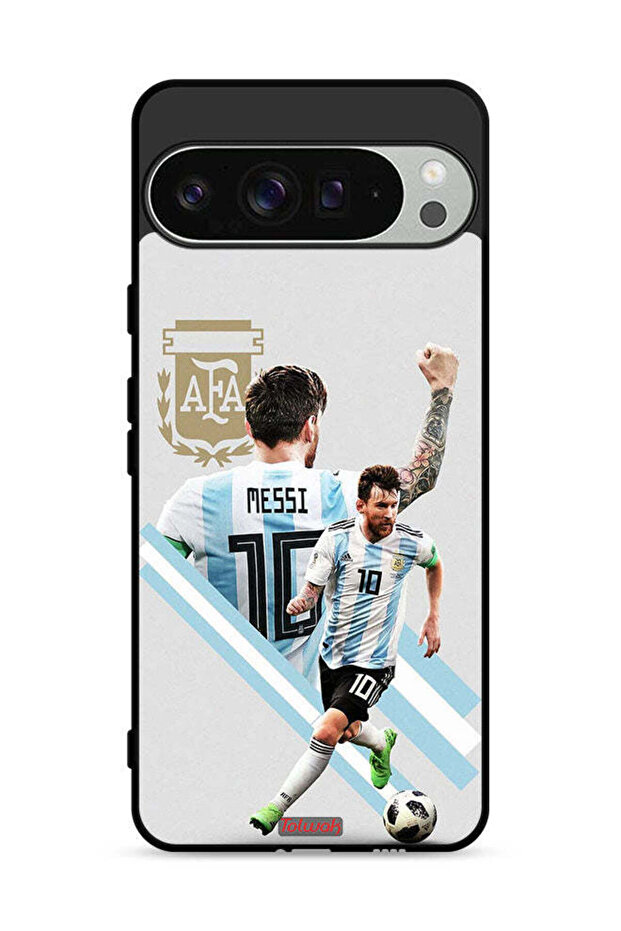 غطاء حماية لهاتف Google Pixel 9 Pro برسومات ليو ميسي