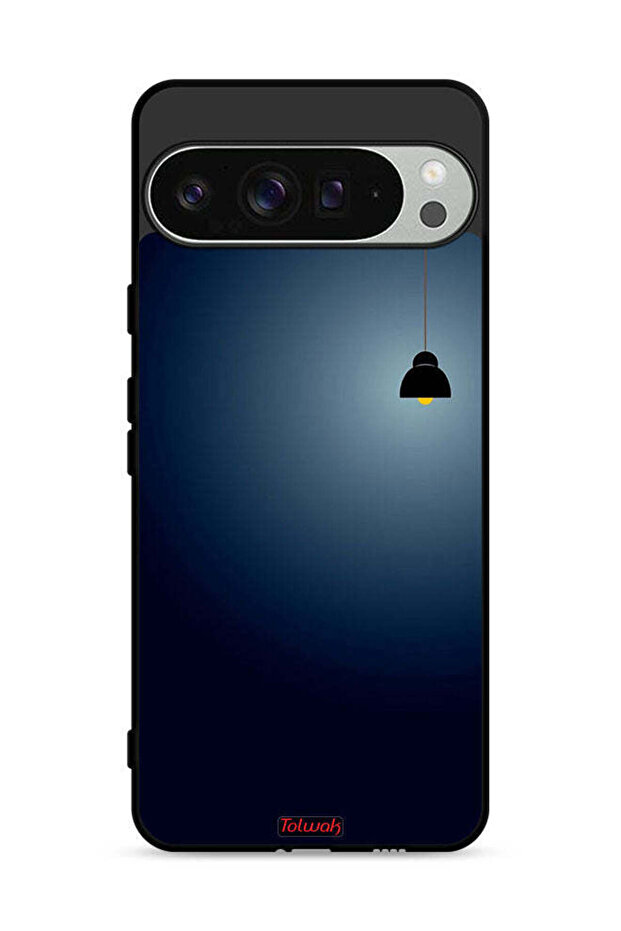 غطاء حماية لجهاز Google Pixel 9 Pro مع إضاءة فنية معلقة