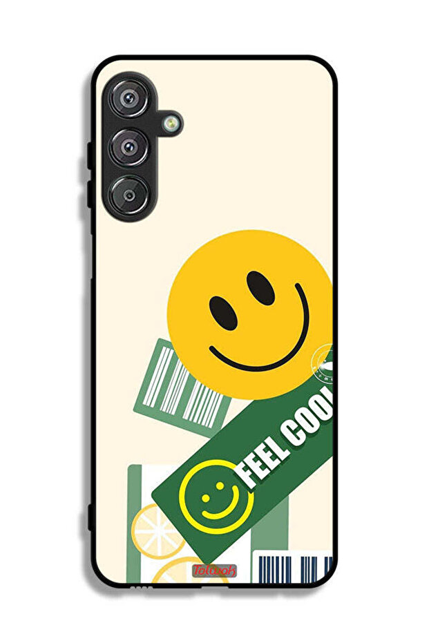 غطاء حماية لهاتف Samsung Galaxy M16 5G بملصق Feel Cool