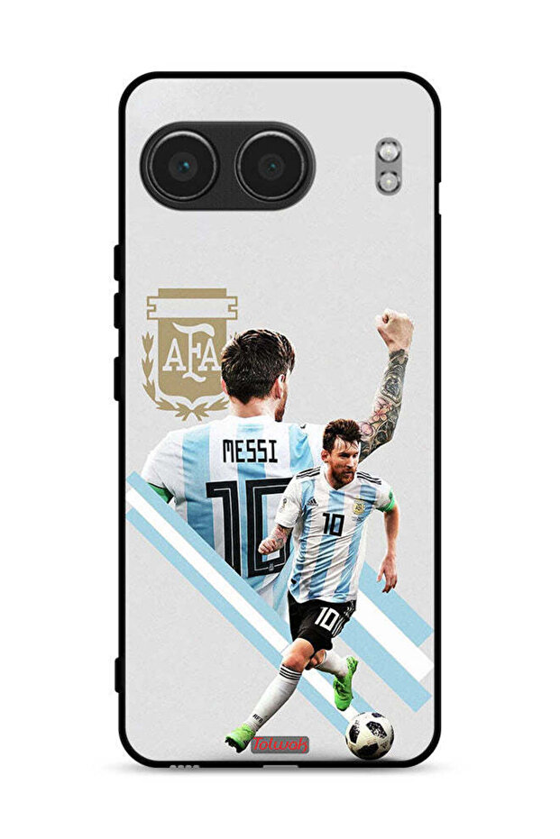 غطاء حماية لهاتف OnePlus Nord 4 5G برسومات ليو ميسي