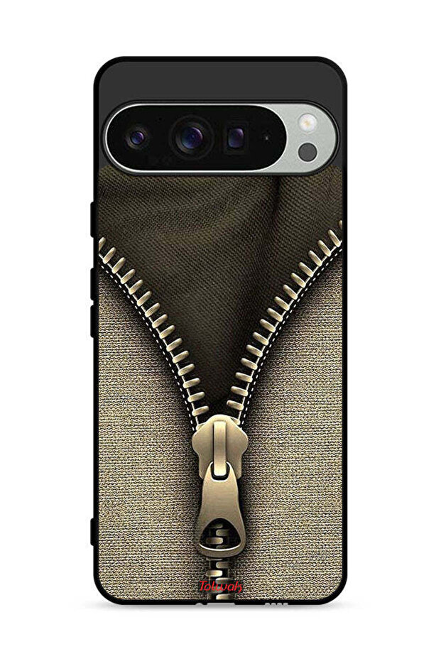 Google Pixel 9 Pro Protective Case Cover Zip Pattern - 1