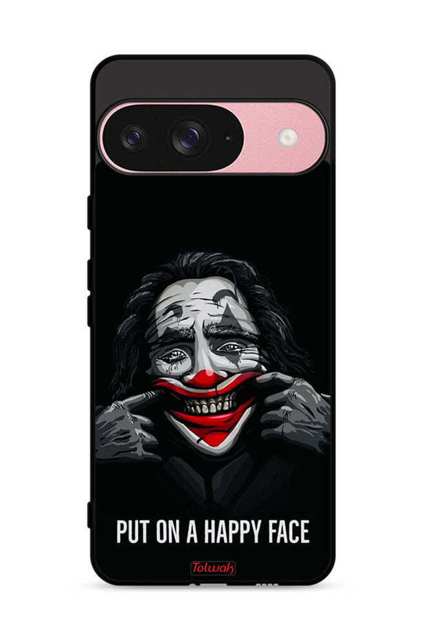 غطاء حماية لجهاز Google Pixel 9 بوجه سعيد