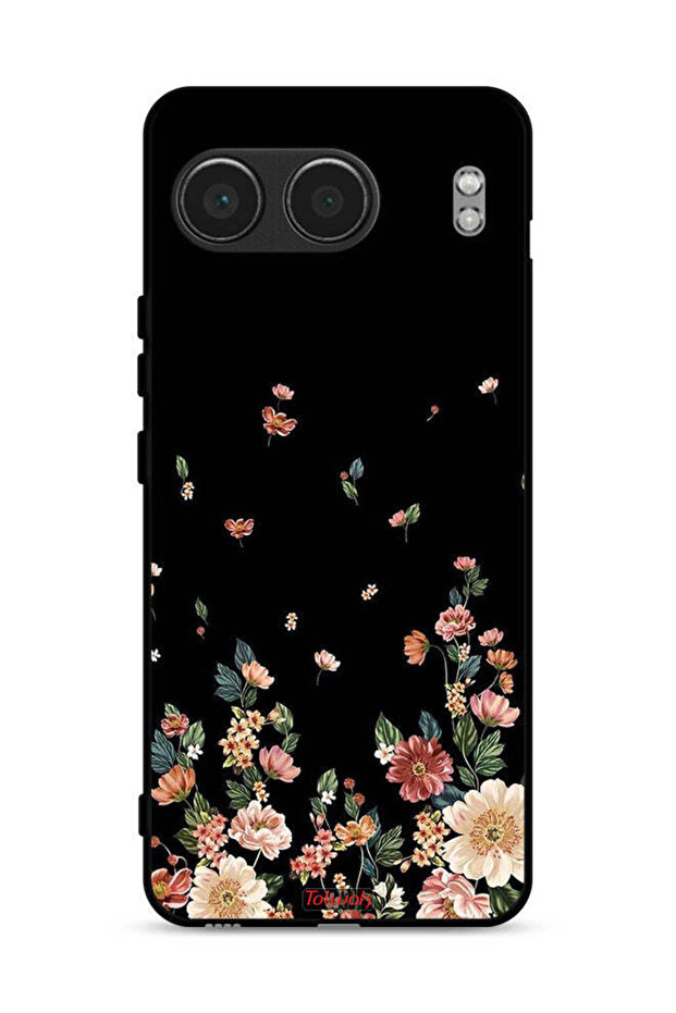 غطاء حماية لهاتف OnePlus Nord 4 5G مزين بزهور صغيرة في الأسفل