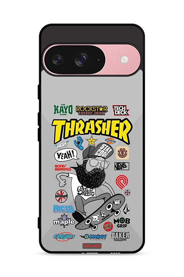 غطاء حماية لجهاز Google Pixel 9 ملصق Thrasher