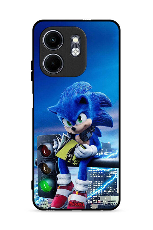 غطاء حماية لهاتف Infinix Smart 9 4G بطبعة Sonic Reading