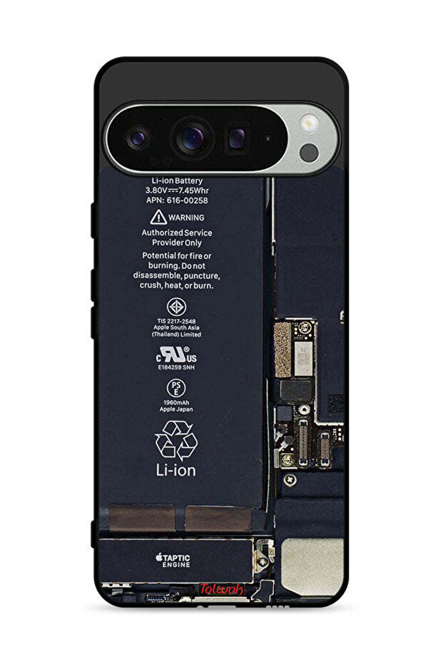 غطاء حماية لهاتف Google Pixel 9 Pro بنمط دائرة الهاتف