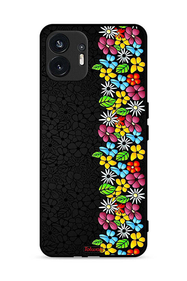 Nothing Phone (2) 5G Protective Case Cover Flowers Line