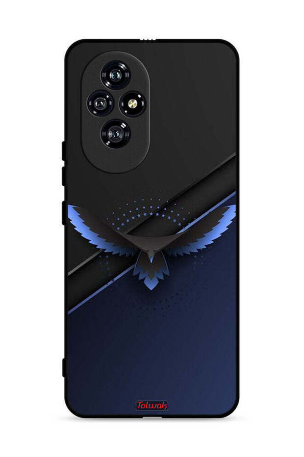 غطاء حماية لهاتف Honor 200 5G بتصميم نسر فني تجريدي رقمي