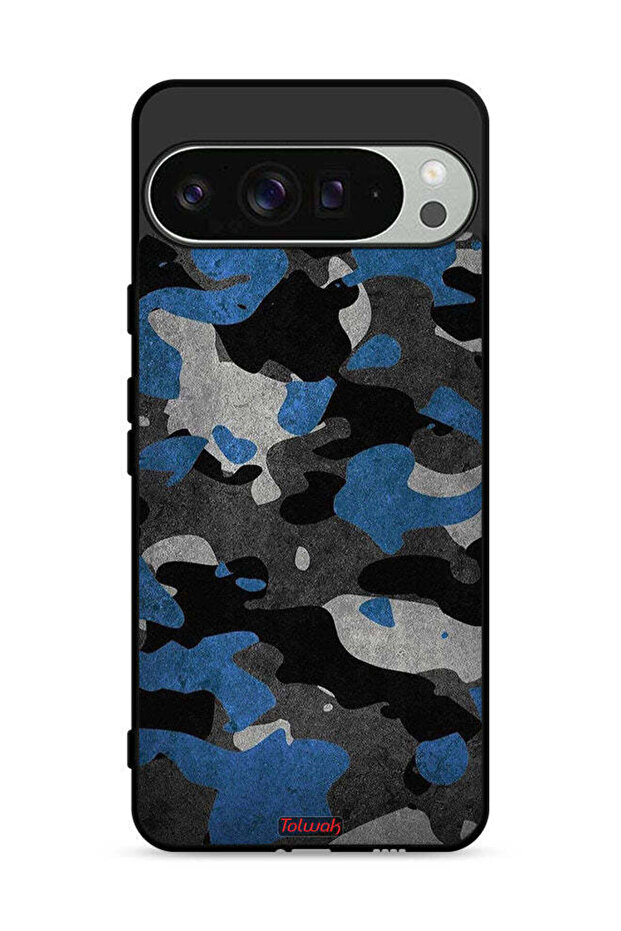 غطاء حماية لهاتف Google Pixel 9 Pro بنمط مموه