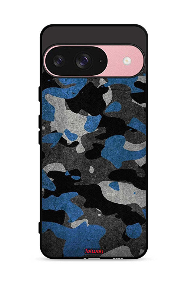 غطاء حماية لهاتف Google Pixel 9 بنمط مموه