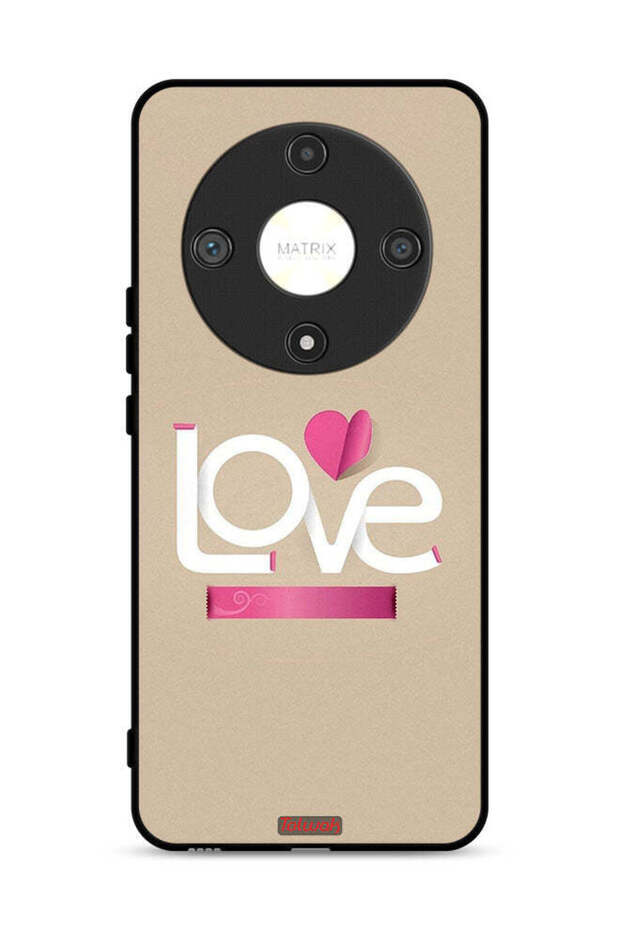 غطاء حماية لهاتف Honor X9b 5G بتصميم Love Art