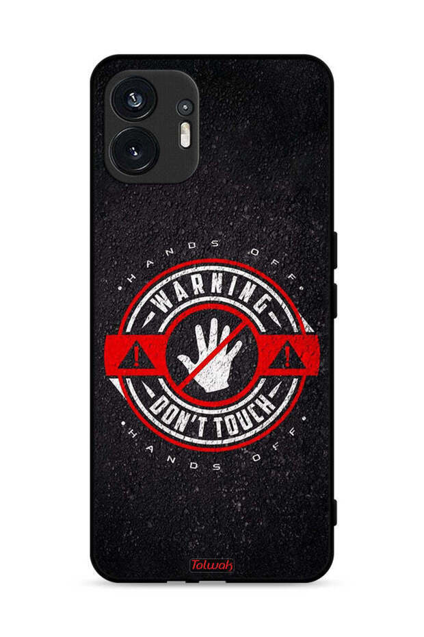 Nothing Phone (2) 5G Protective Case Cover Warning Do Not Touch