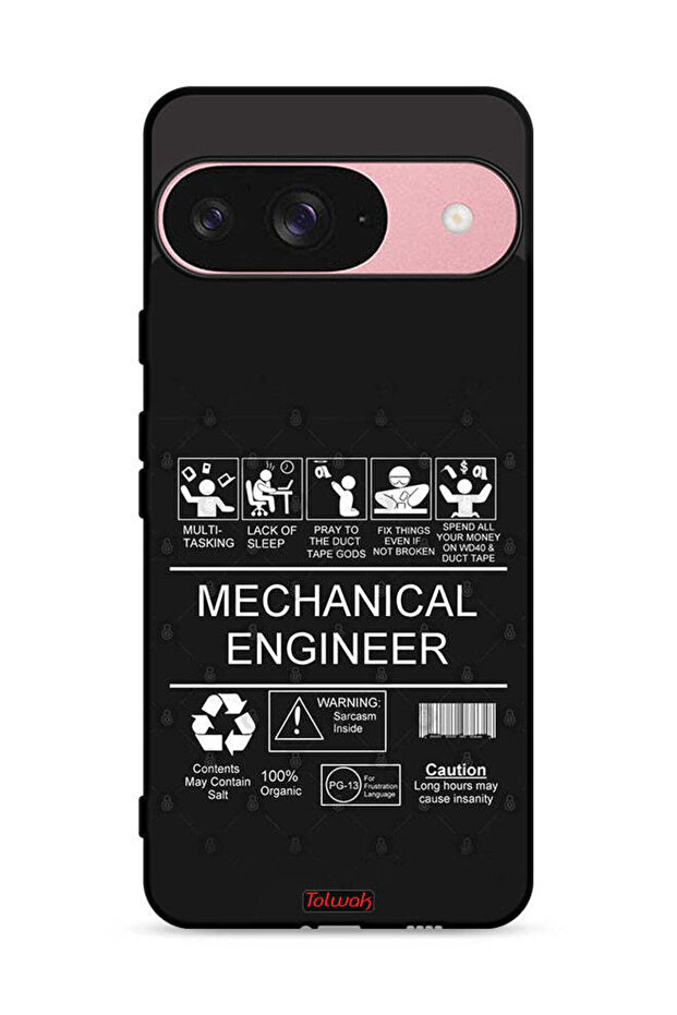 غطاء حماية لجهاز Google Pixel 9 - ملصق مهندس ميكانيكي