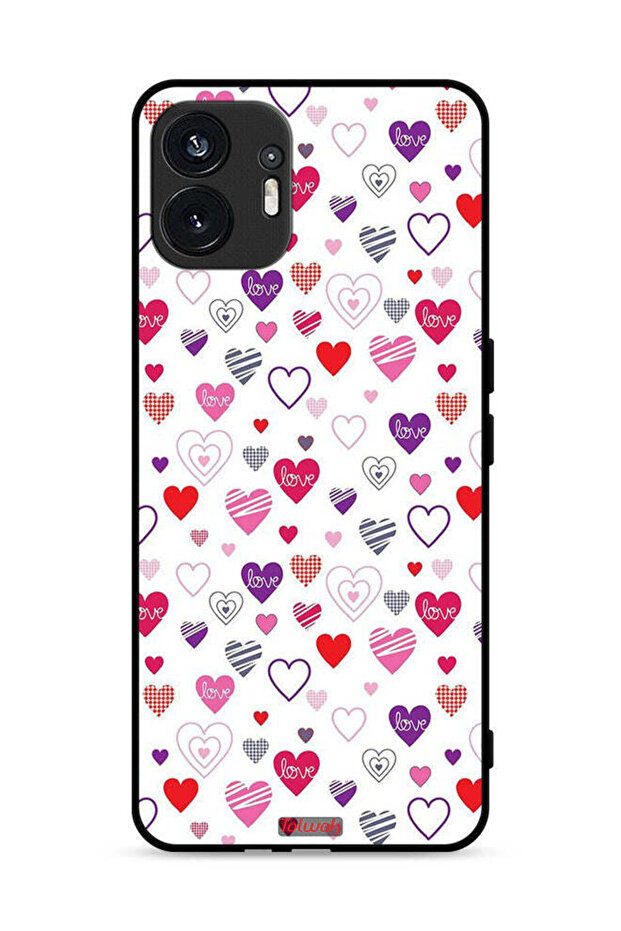غطاء حماية لهاتف Nothing Phone (2) 5G برسومات قلوب