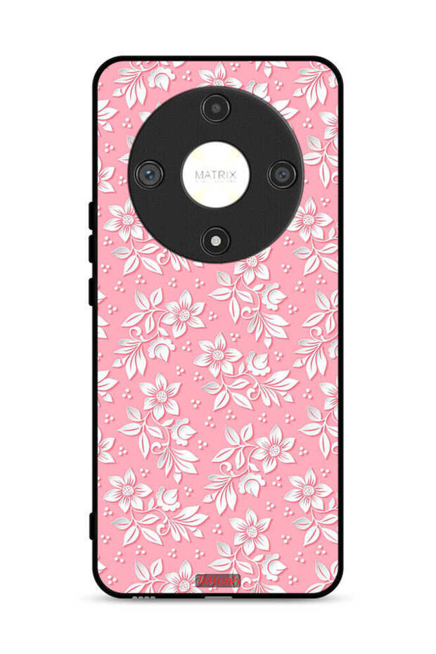 Honor X9b 5G Protective Case Cover Flowers Background Pattern
