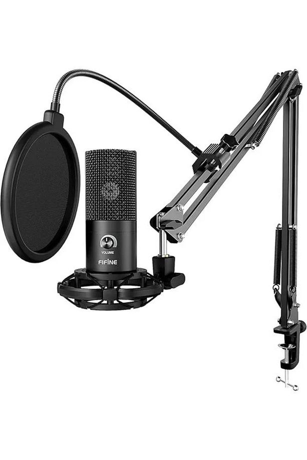 Akış Mikrofonu Pc Kollu, Usb Mikrofon Ps4 Ps5 Mac, Pop Filtre, Shock Mount, Oyun Podcast - 1