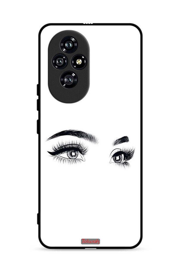 غطاء حماية لهاتف Honor 200 5G برسومات عيون فنية