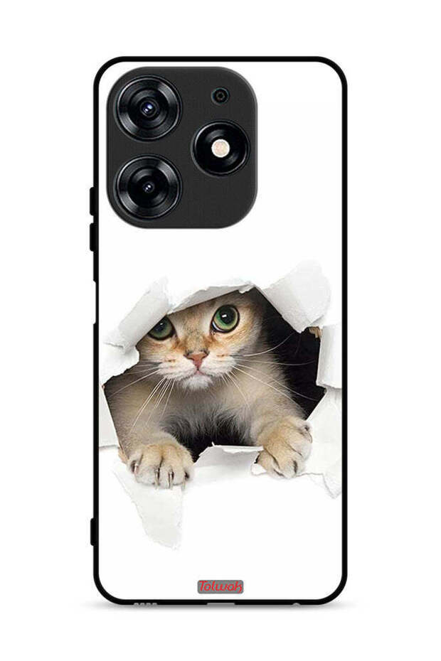 Tecno Spark 10 Pro 4G Protective Case Cover Cat Appearing